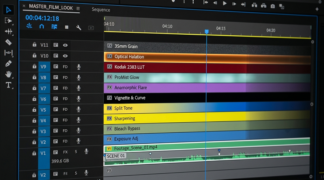 10-Layer Multi-Stack Timeline